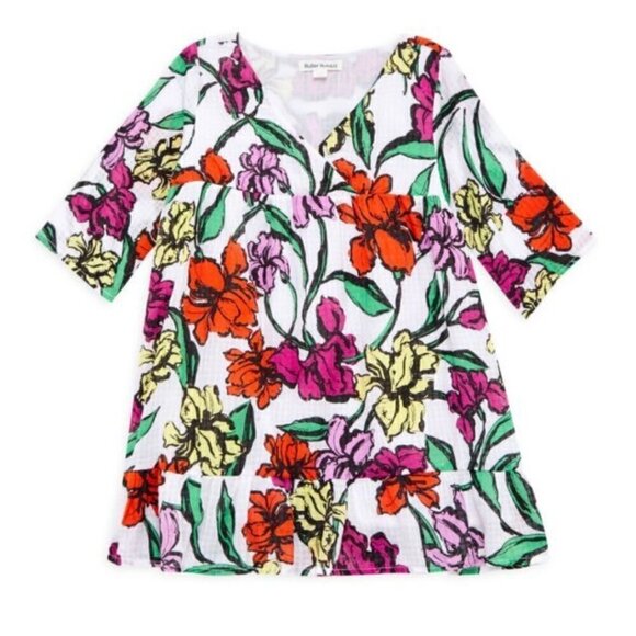 Roller Rabbit Little Girl's Floral-Print Cotton Dress Size 12-18 Months - Picture 1 of 8